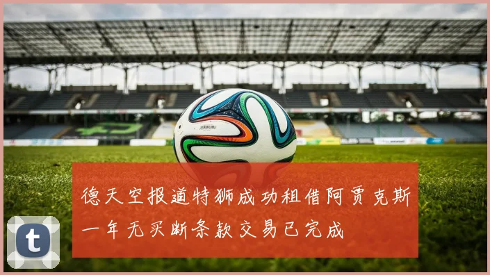 德天空报道特狮成功租借阿贾克斯一年无买断条款交易已完成